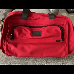 Red gym/weekend bag